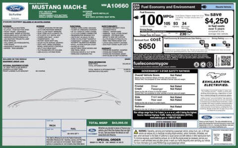2021 Ford Mustang Mach-E Select