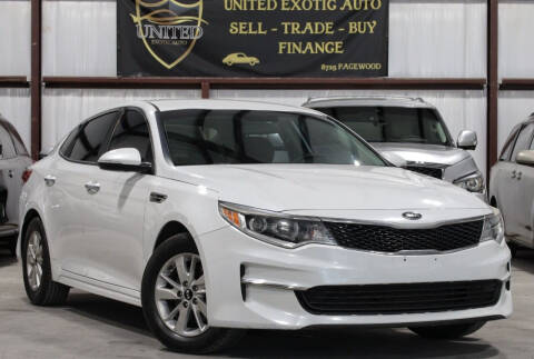 2016 Kia Optima for sale at United Exotic Auto in Houston TX