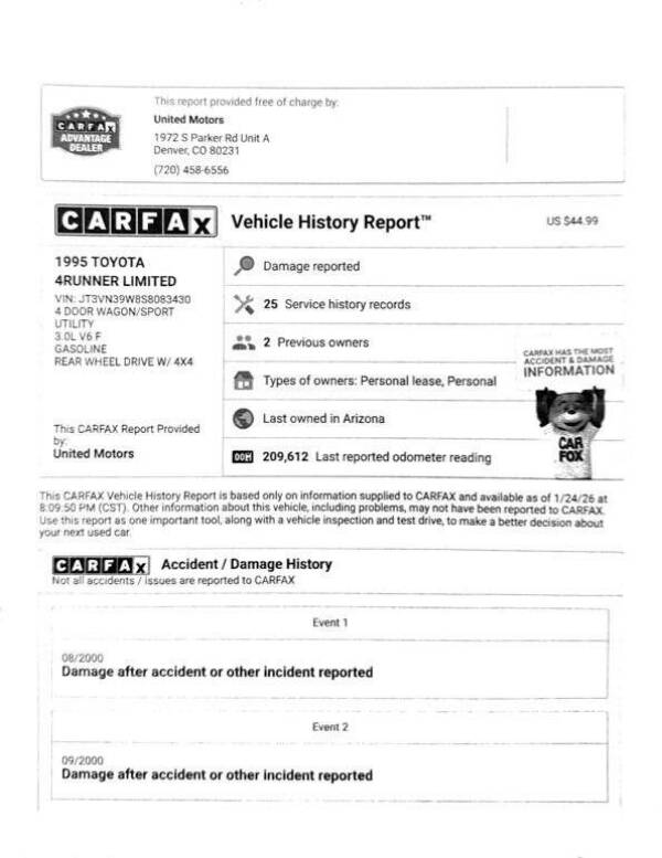 1995 Toyota 4Runner