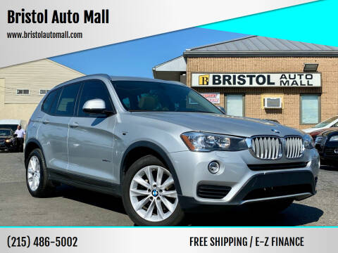 2017 BMW X3 for sale at Bristol Auto Mall in Levittown PA