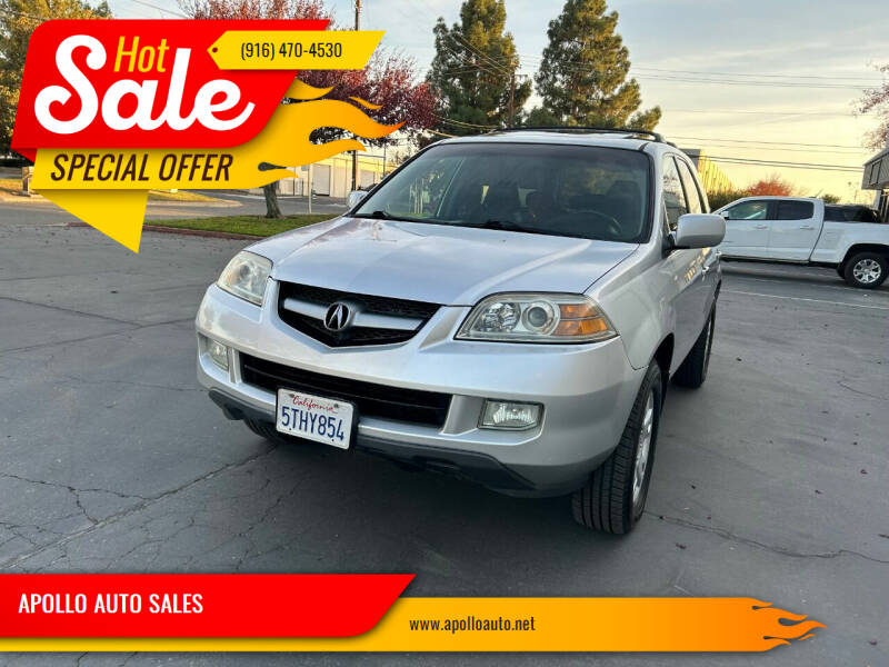 2006 Acura MDX for sale at APOLLO AUTO SALES in Sacramento CA