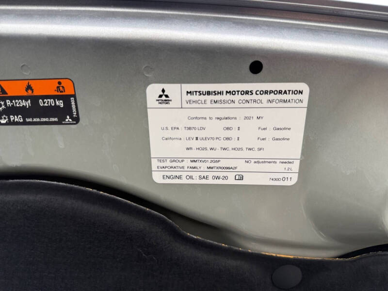 2021 Mitsubishi Mirage