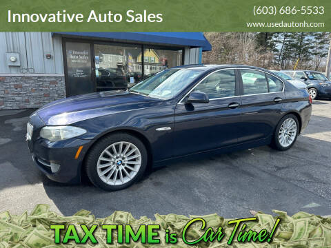 2013 BMW 5 Series for sale at Innovative Auto Sales in Hooksett NH