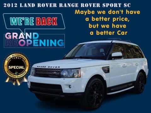 2012 Land Rover Range Rover Sport for sale at ASAL AUTOSPORTS in Corona CA
