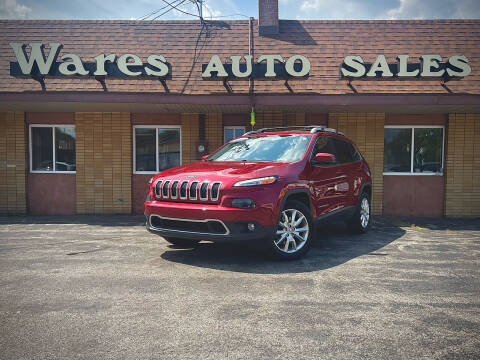 2015 Jeep Cherokee for sale at Wares Auto Sales INC in Traverse City MI