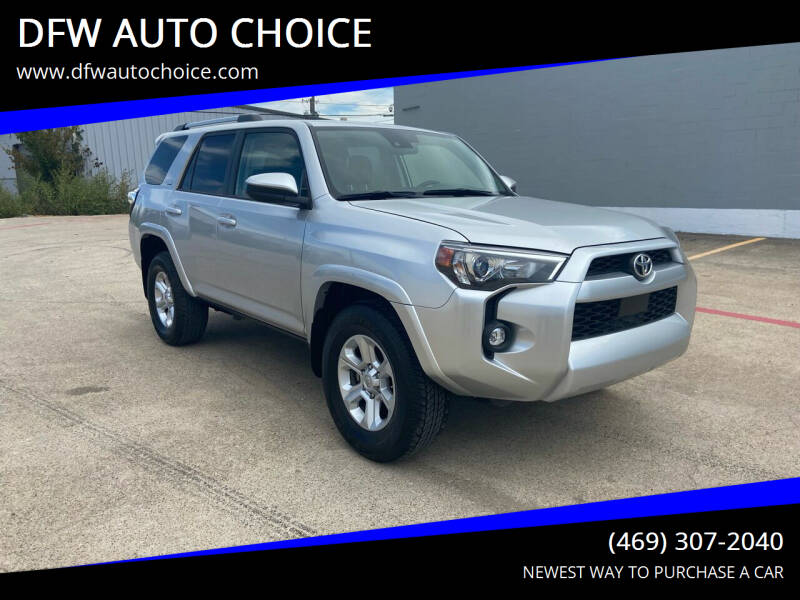 2021 Toyota 4Runner for sale at DFW AUTO CHOICE in Dallas TX