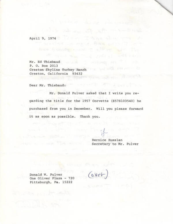 1957 Chevrolet Corvette