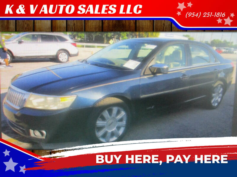 2008 Lincoln MKZ for sale at K & V AUTO SALES LLC in Hollywood FL