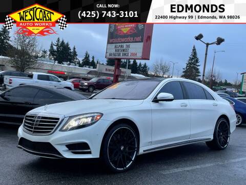 2015 Mercedes-Benz S-Class for sale at West Coast Auto Works in Edmonds WA