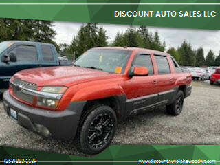 2003 Chevrolet Avalanche for sale at DISCOUNT AUTO SALES LLC in Spanaway WA