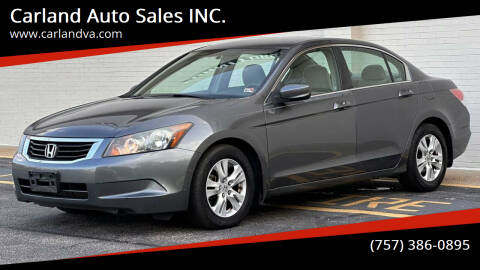 2009 Honda Accord for sale at Carland Auto Sales INC. in Portsmouth VA