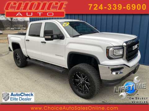 2017 GMC Sierra 1500 for sale at CHOICE AUTO SALES in Murrysville PA