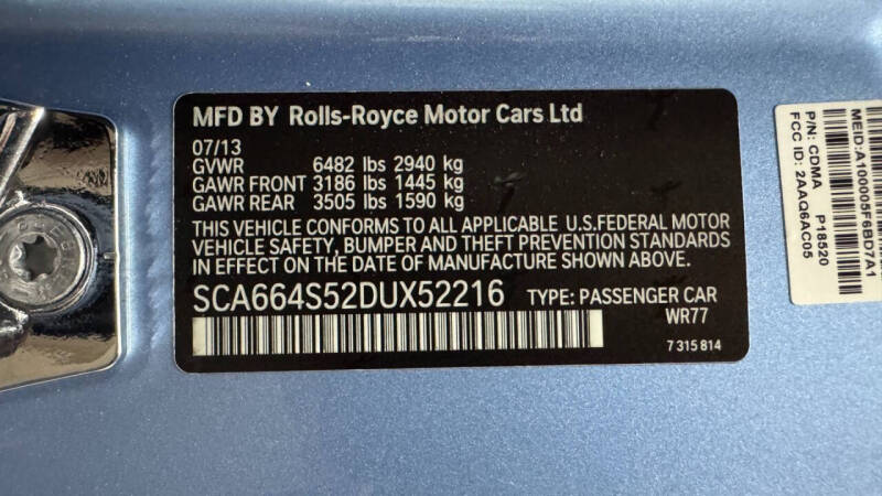 2013 Rolls-Royce Ghost