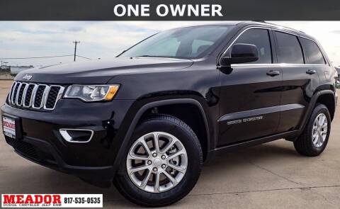 2021 Jeep Grand Cherokee for sale at Meador Dodge Chrysler Jeep RAM in Fort Worth TX