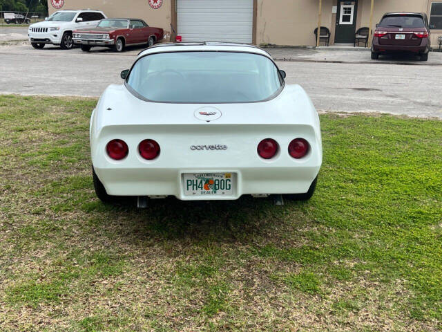 1982 Chevrolet Corvette for sale at Memory Lane Classic Cars in Bushnell, FL