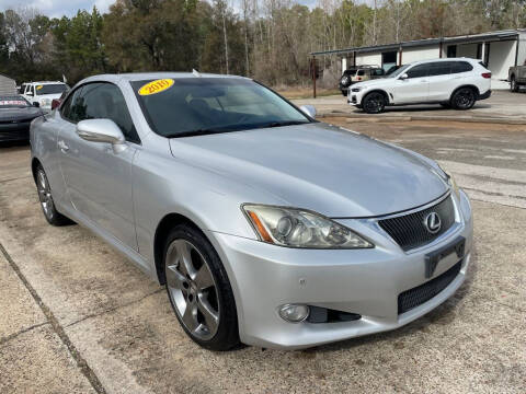 2010 Lexus IS 350C for sale at AUTO WOODLANDS in Magnolia TX