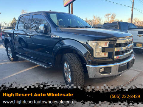 2015 Ford F-150 for sale at High Desert Auto Wholesale in Albuquerque NM