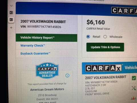 2007 Volkswagen Rabbit