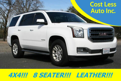 2015 GMC Yukon for sale at Cost Less Auto Inc. in Rocklin CA