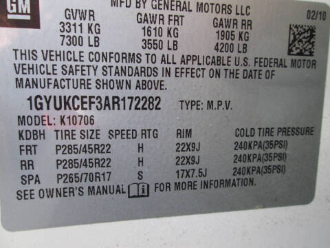 2010 Cadillac Escalade Premium