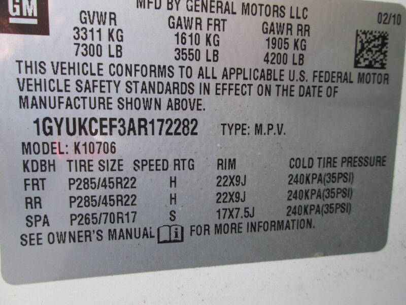 2010 Cadillac Escalade Premium