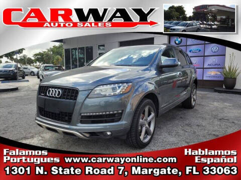 2015 Audi Q7 for sale at CARWAY Auto Sales in Margate FL