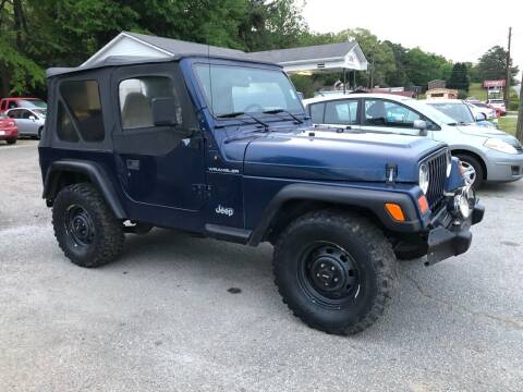2001 Jeep Wrangler for sale at ATLANTA AUTO WAY in Duluth GA