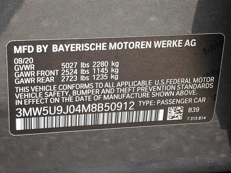 2021 BMW 3 Series M340i xDrive
