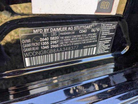 2010 Mercedes-Benz S-Class S 550 4MATIC