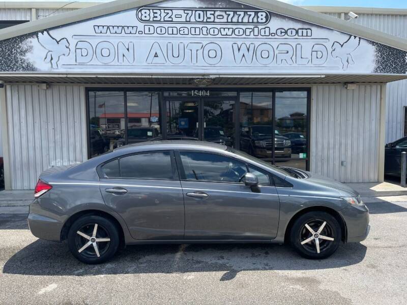 2013 Honda Civic for sale at Don Auto World in Houston TX