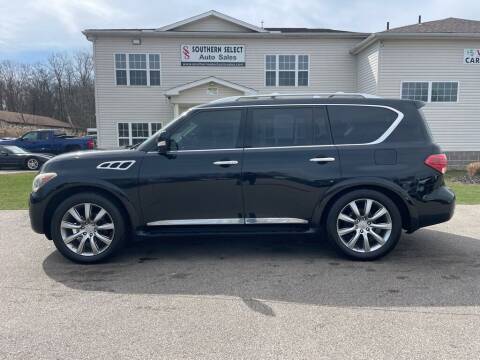 2012 Infiniti QX56 for sale at SOUTHERN SELECT AUTO SALES in Medina OH