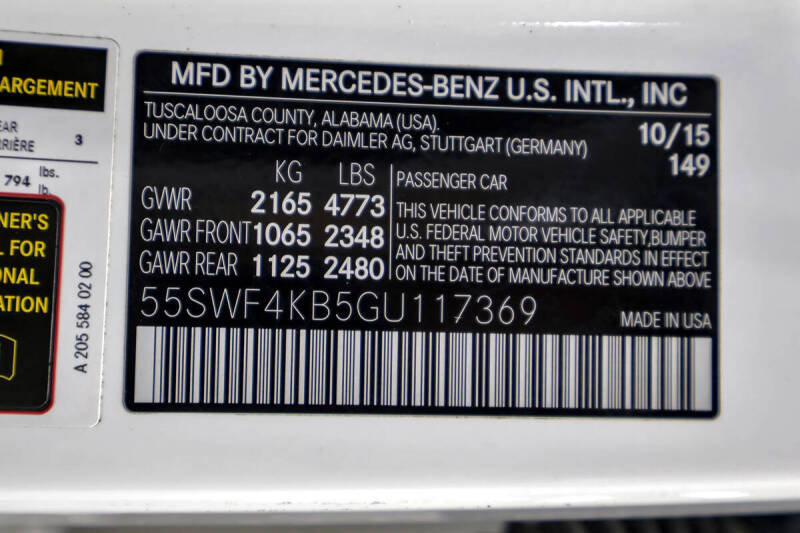 2016 Mercedes-Benz C-Class