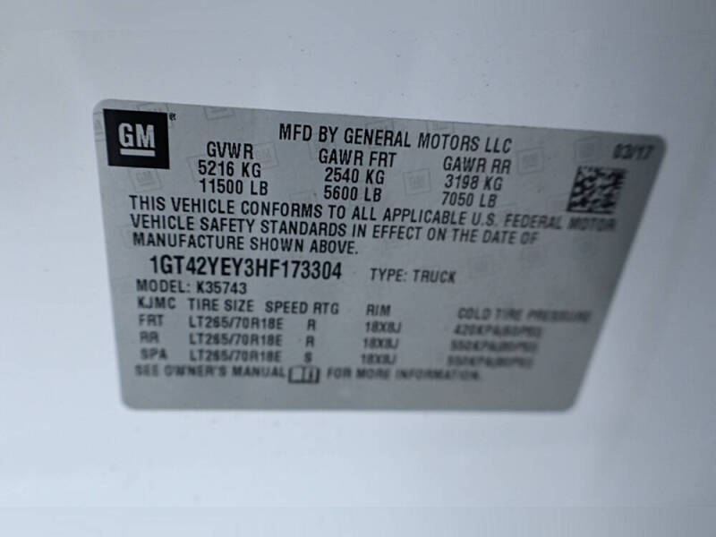 2017 GMC Sierra 3500HD