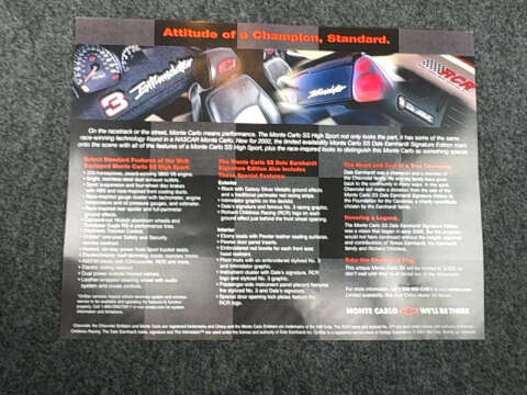 2002 Chevrolet Monte Carlo SS