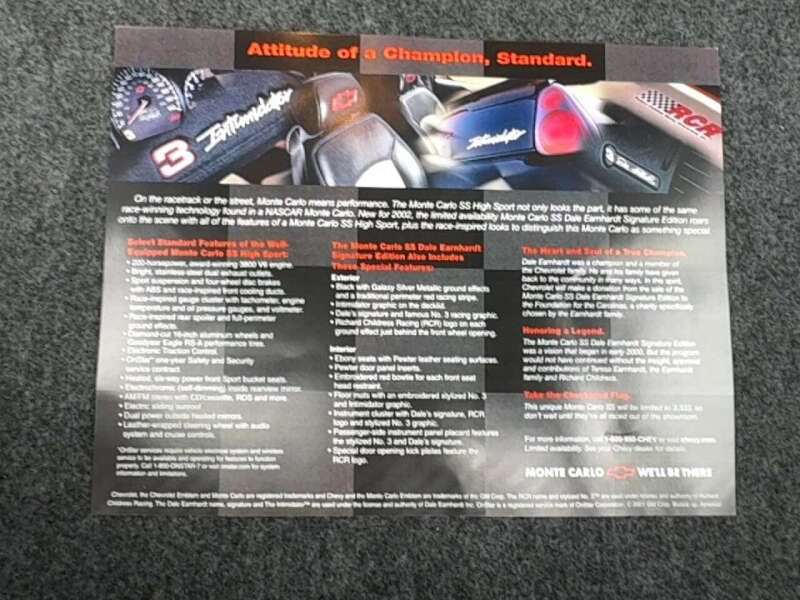 2002 Chevrolet Monte Carlo SS