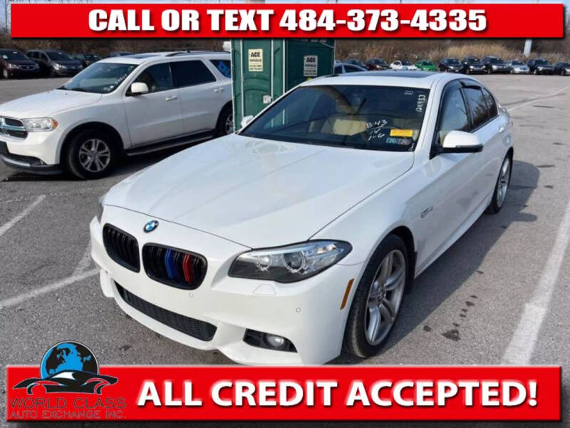 2014 BMW 5 Series for sale at World Class Auto Exchange in Lansdowne PA