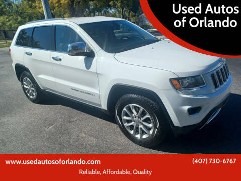 2015 Jeep Grand Cherokee for sale at Used Autos of Orlando in Orlando FL