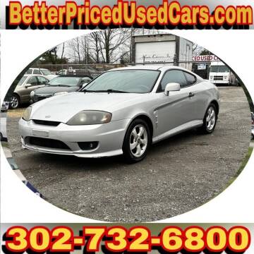 2006 Hyundai Tiburon for sale at Better Priced Used Cars in Frankford DE