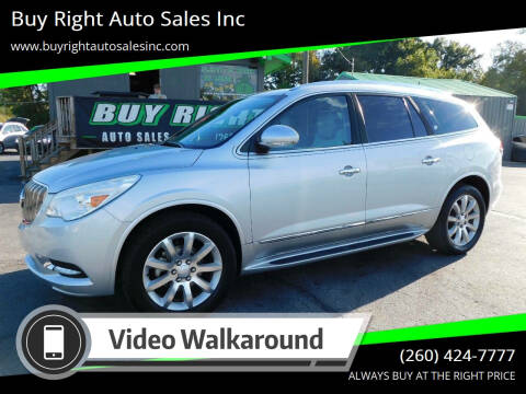 2016 Buick Enclave for sale at Buy Right Auto Sales Inc in Fort Wayne IN