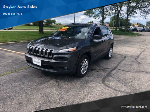 2015 Jeep Cherokee for sale at Stryker Auto Sales in South Elgin IL