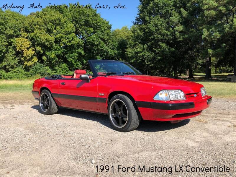 1991 Ford Mustang for sale at MIDWAY AUTO SALES & CLASSIC CARS INC in Fort Smith AR