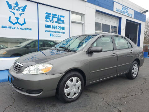 2006 Toyota Corolla for sale at Epic Auto Group in Pemberton NJ