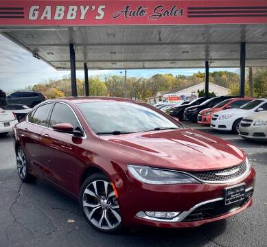 2015 Chrysler 200 for sale at GABBY'S AUTO SALES in Valparaiso IN