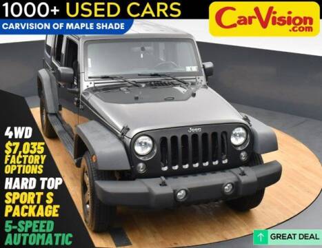 2017 Jeep Wrangler Unlimited for sale at Car Vision Mitsubishi Norristown in Norristown PA