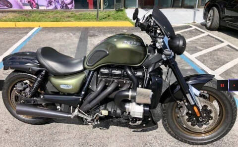 2012 Triumph Rocket III for sale at M.D.V. INTERNATIONAL AUTO CORP in Fort Lauderdale FL