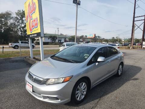 2012 Honda Civic for sale at Auto Cars in Murrells Inlet SC