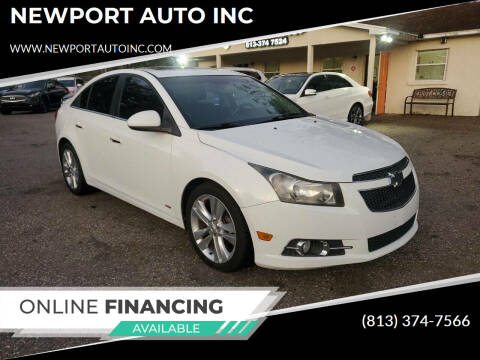 2012 Chevrolet Cruze for sale at NEWPORT AUTO INC in Tampa FL