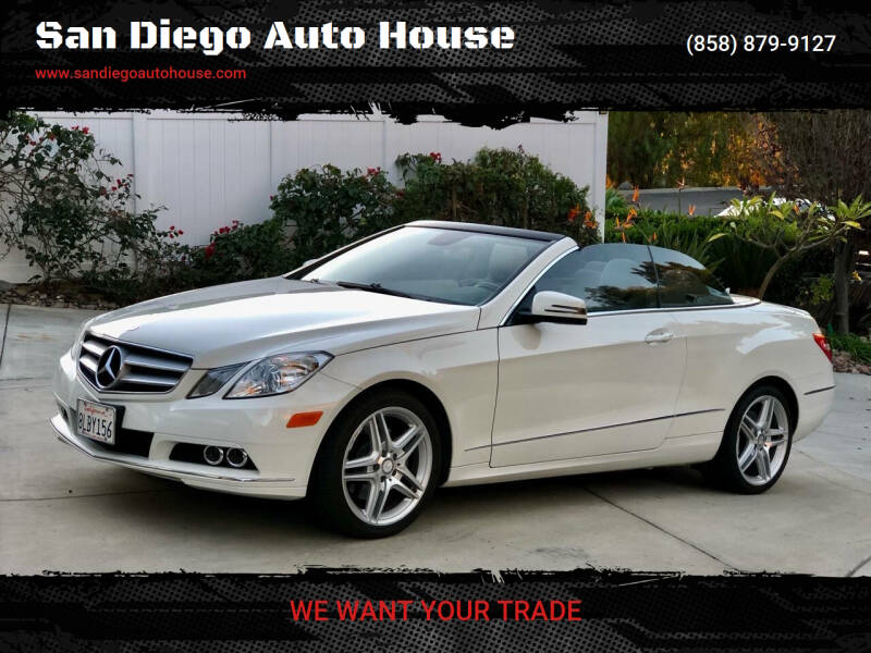 2011 Mercedes-Benz E-Class for sale at San Diego Auto House in San Diego CA