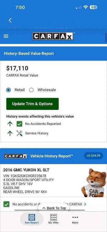 2016 GMC Yukon XL SLT