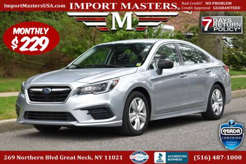 2018 Subaru Legacy for sale at Import Masters in Great Neck NY